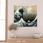 The Great Wave Off Kanagawa ,No.2, Wall Tapestry Gallery Image 2