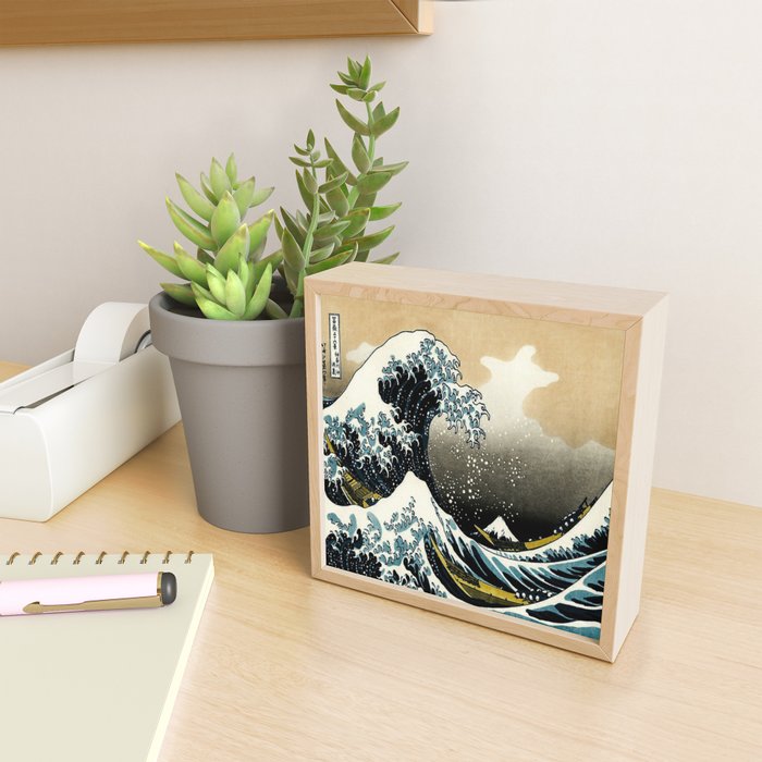 The Great Wave Off Kanagawa ,No.2, Mini Art Print Gallery Image 2