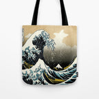The Great Wave Off Kanagawa ,No.2, Tote Bag Gallery Image 1
