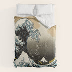 The Great Wave Off Kanagawa ,No.2, Duvet Cover Gallery Image 6