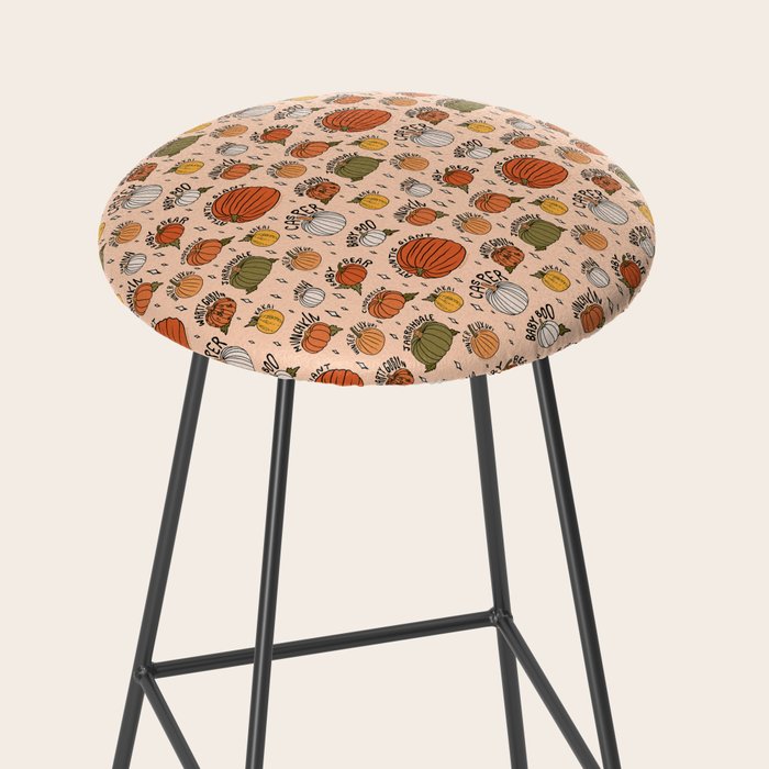 Types of Pumpkins Print Stool Gallery Image 2