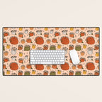 Types of Pumpkins Print Desk Mat Gallery Image 1
