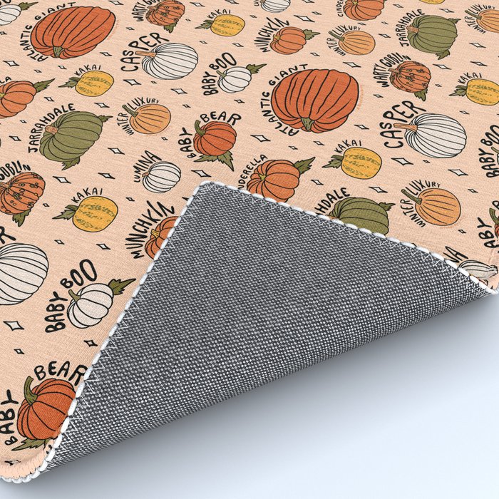 Types of Pumpkins Print Rug Gallery Image 4