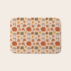 Types of Pumpkins Print Bath Mat Gallery Image 1