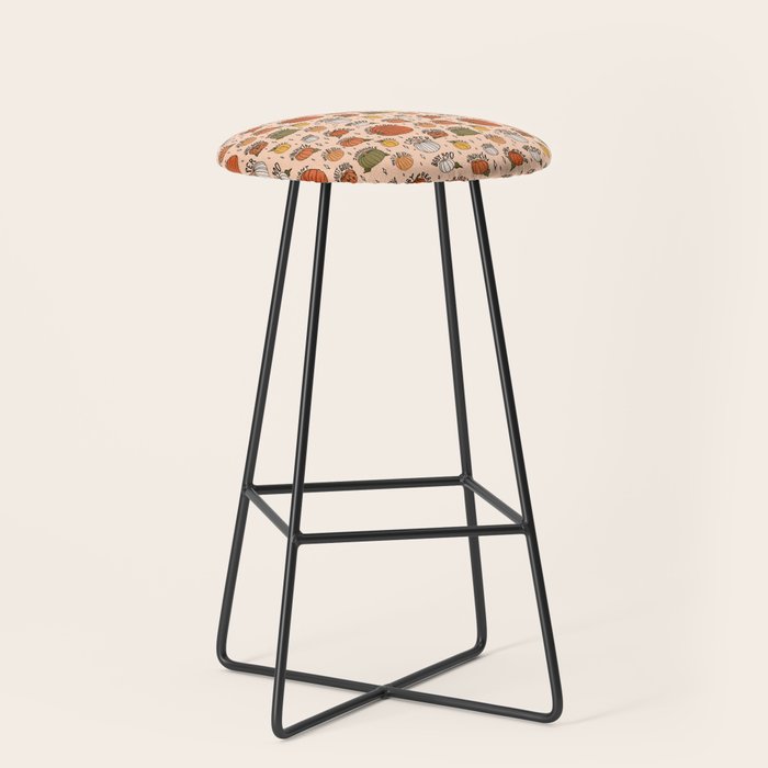 Types of Pumpkins Print Stool Gallery Image 1
