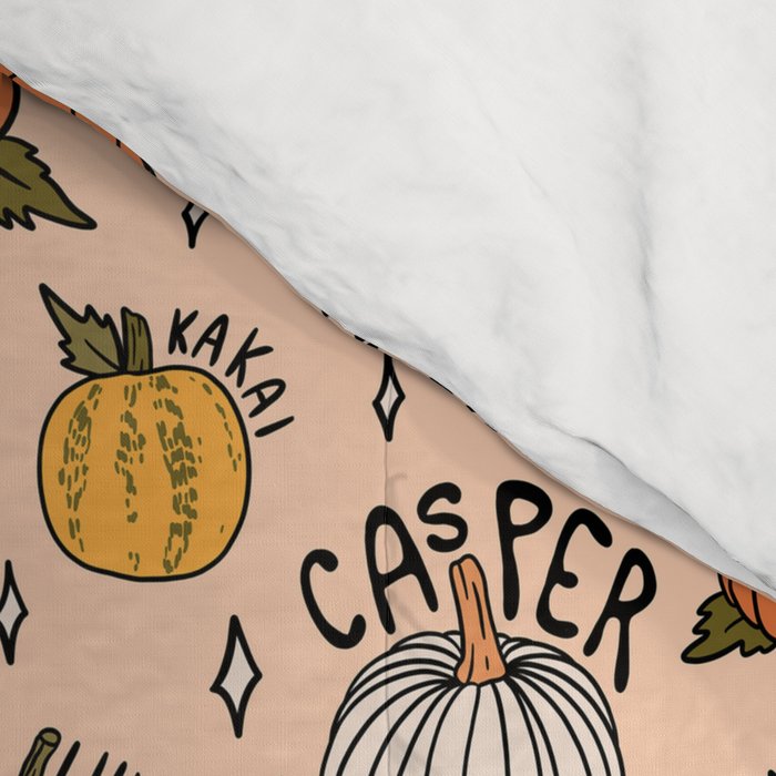 Types of Pumpkins Print Comforter Gallery Image 4