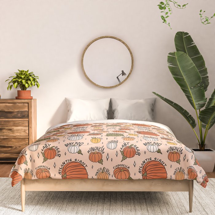 Types of Pumpkins Print Comforter Gallery Image 3