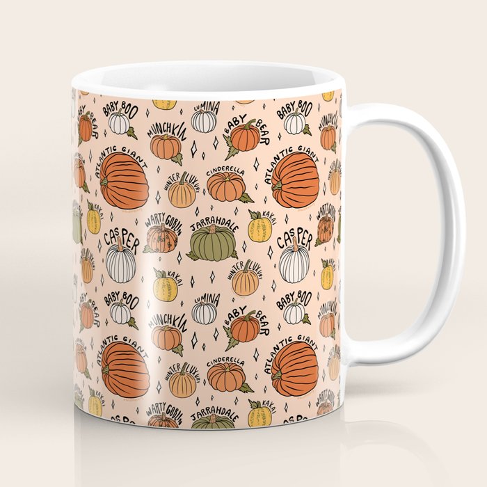 Types of Pumpkins Print Coffee Mug Gallery Image 1