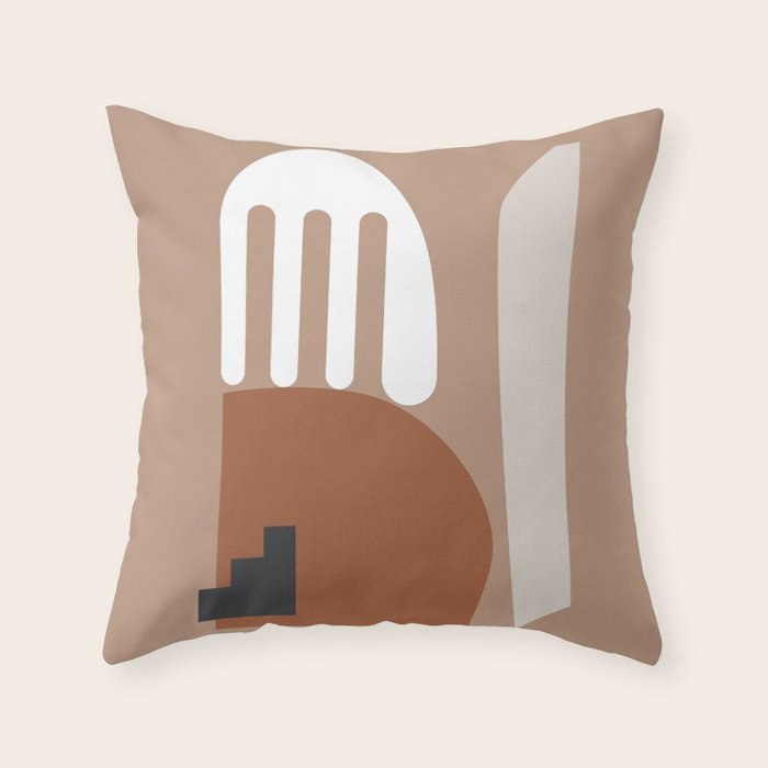 Shape study #10 - Stackable Collection Throw Pillow Gallery Image 1