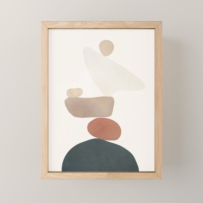 Balancing Stones 26 Mini Art Print Gallery Image 1