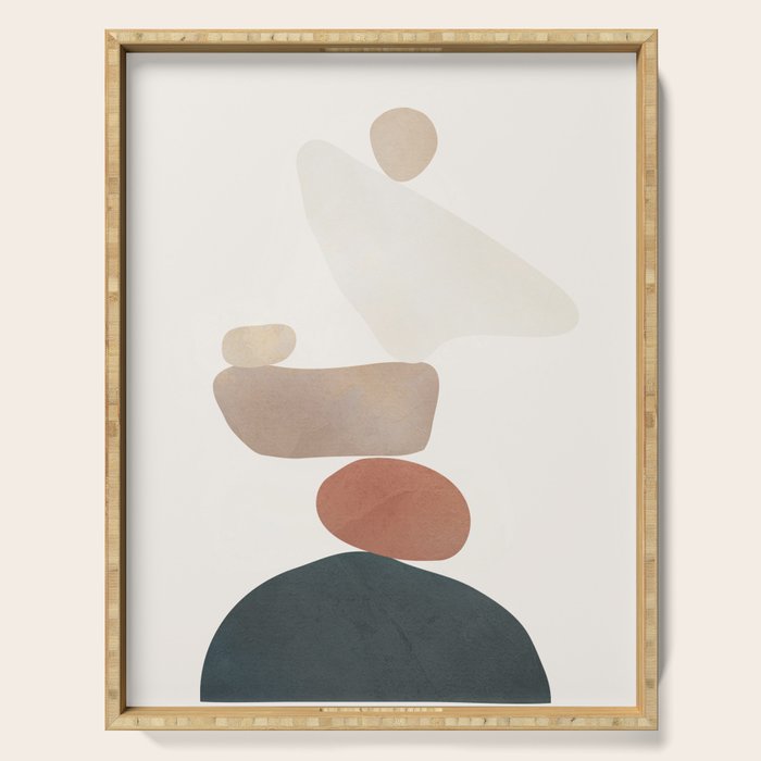 Balancing Stones 26 Serving Tray Gallery Image 1