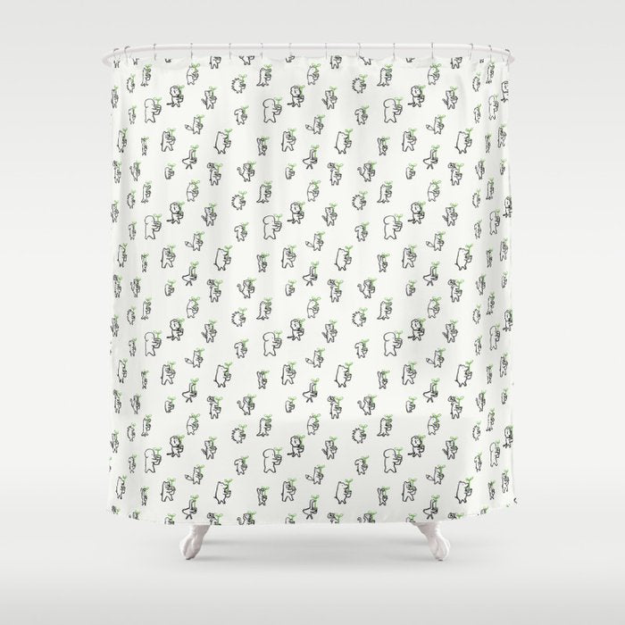 Let's plant a forest Shower Curtain Gallery Image 1