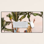 Beach Spring Break Desk Mat Gallery Image 1
