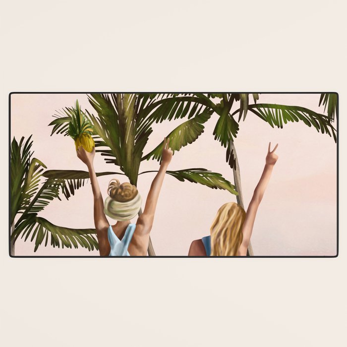 Beach Spring Break Desk Mat Gallery Image 3