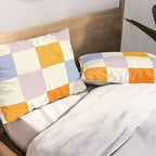 Rainbow Check Pattern Pillow Sham Gallery Image 2