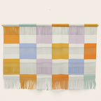 Rainbow Check Pattern Wall Hanging Gallery Image 1