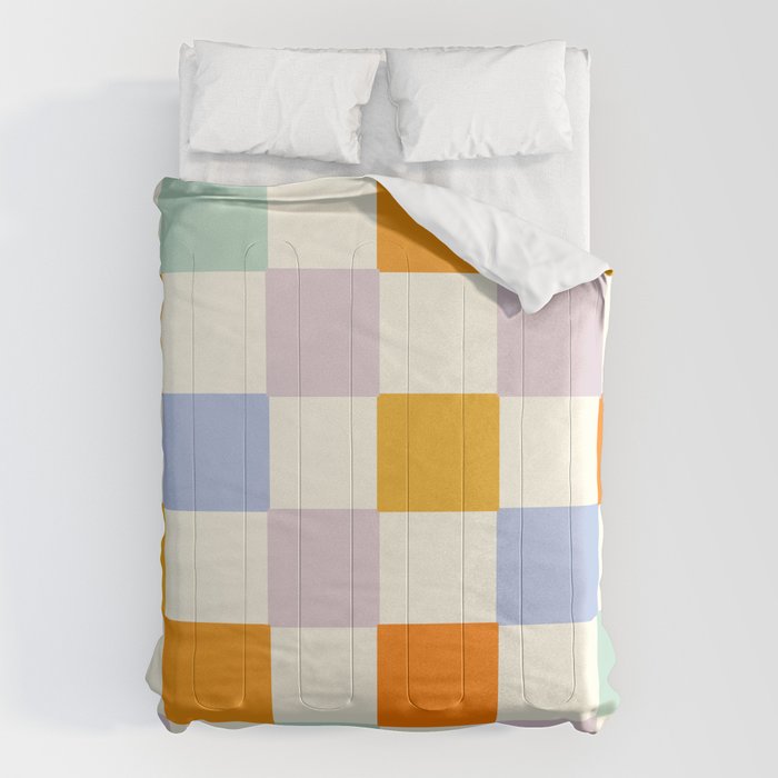 Rainbow Check Pattern Comforter Gallery Image 6