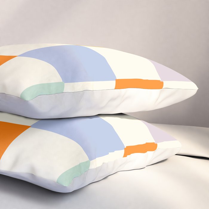 Rainbow Check Pattern Pillow Sham Gallery Image 3