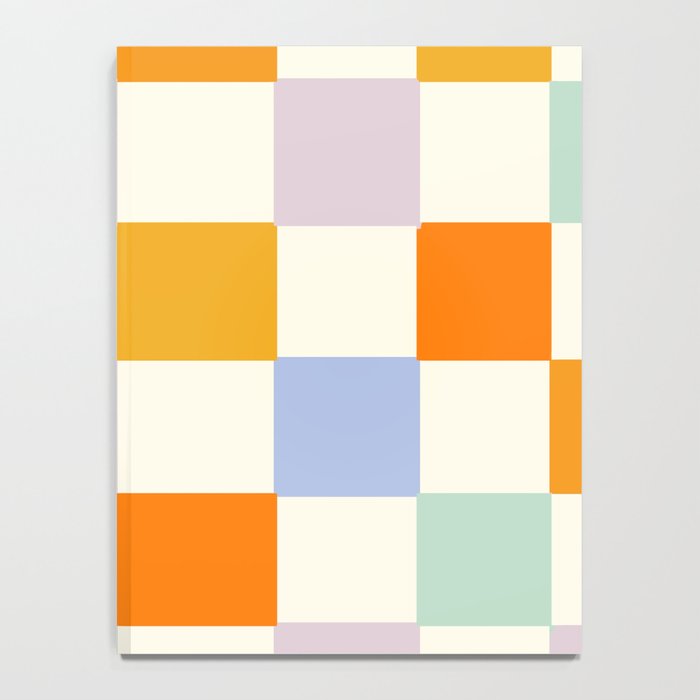 Rainbow Check Pattern Notebook Gallery Image 4