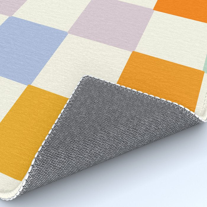 Rainbow Check Pattern Rug Gallery Image 4