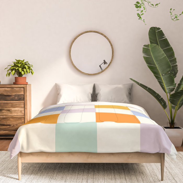 Rainbow Check Pattern Comforter Gallery Image 3