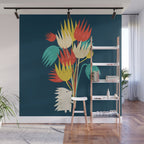 Hedgehog with flowers Wall Mural Gallery Image 1