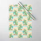 Desert planter Wrapping Paper Gallery Image 1