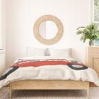 the big little red bus Duvet Cover Gallery Image 3