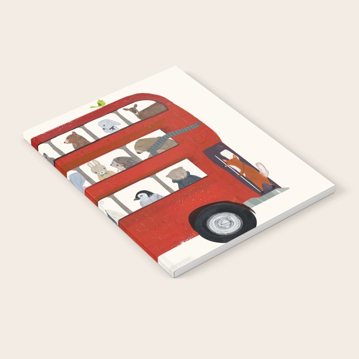 the big little red bus Notebook Gallery Image 1