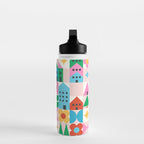 Happy Town Checks Water Bottle Gallery Image 3