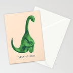 Lonely loch ness monster (loch-li-ness) Stationery Card Gallery Image 2