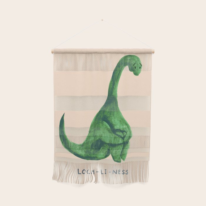 Lonely loch ness monster (loch-li-ness) Wall Hanging Gallery Image 1