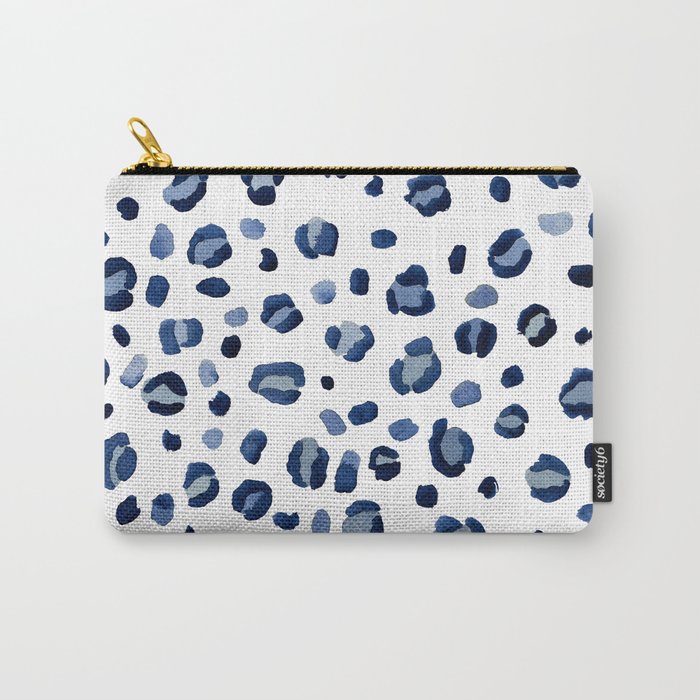 animal print (navy) Carry All Pouch Gallery Image 1