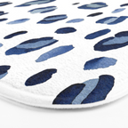 animal print (navy) Bath Mat Gallery Image 3