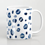 animal print (navy) Coffee Mug Gallery Image 1