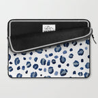 animal print (navy) Laptop Sleeve Gallery Image 2