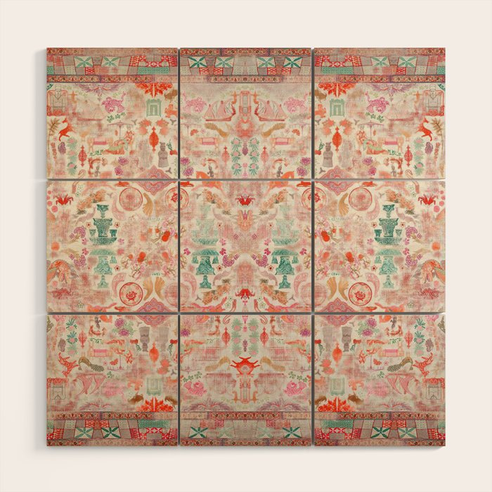 Pattern Design Wood Wall Art Gallery Image 1