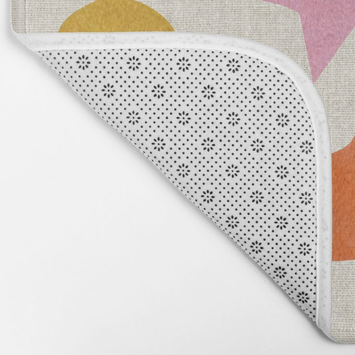 Orange Moon Mountain Bath Mat Gallery Image 2
