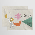 Orange Moon Mountain Placemat Gallery Image 1