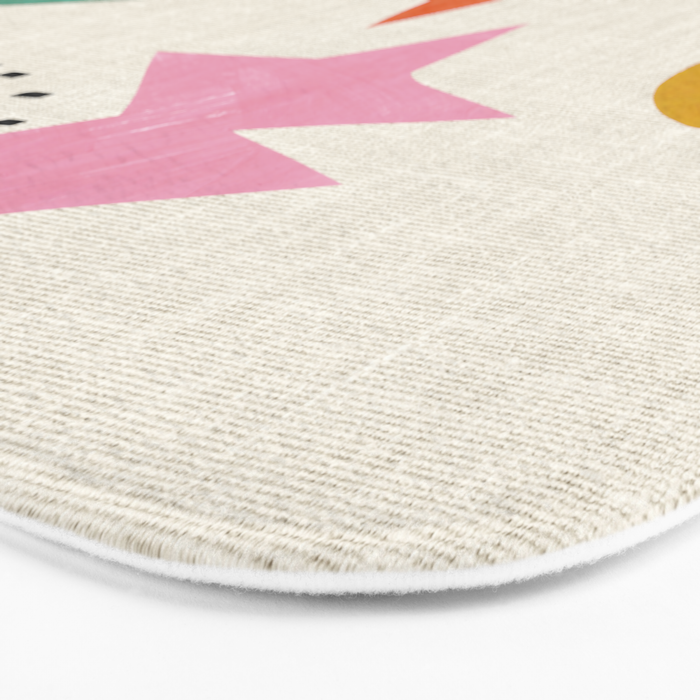 Orange Moon Mountain Bath Mat Gallery Image 3