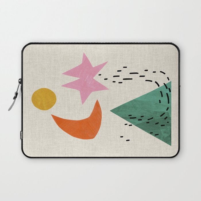 Orange Moon Mountain Laptop Sleeve Gallery Image 1