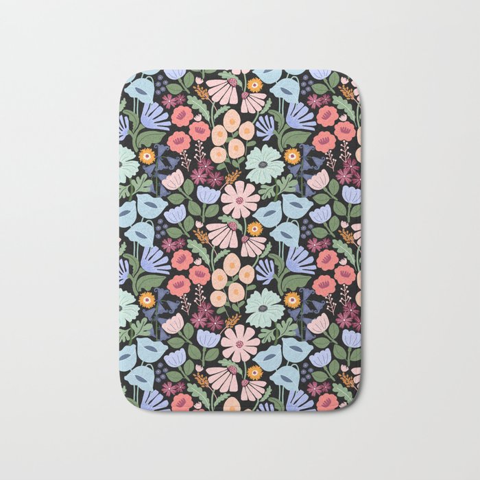 Meadow muse - night Bath Mat Gallery Image 1