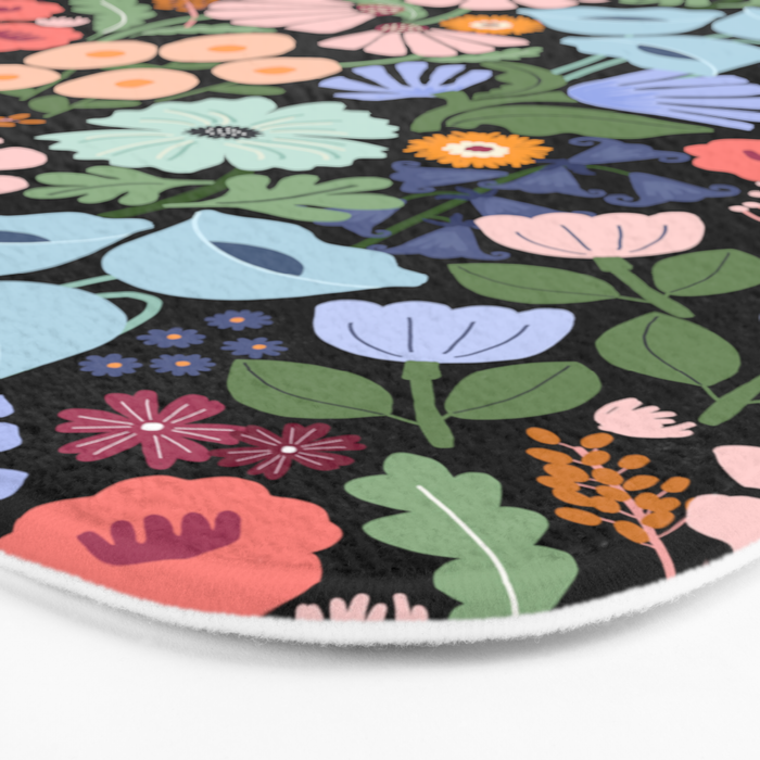 Meadow muse - night Bath Mat Gallery Image 3