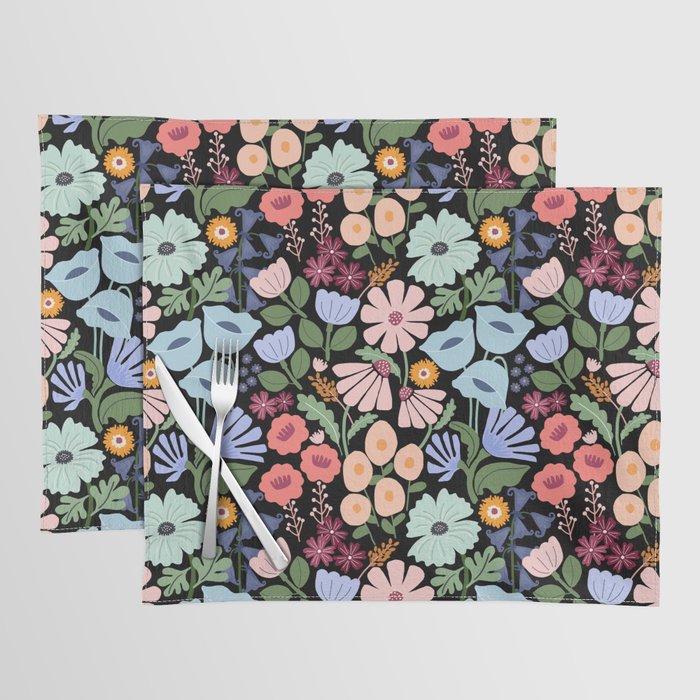 Meadow muse - night Placemat Gallery Image 1