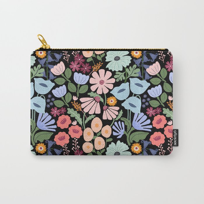 Meadow muse - night Carry All Pouch Gallery Image 1