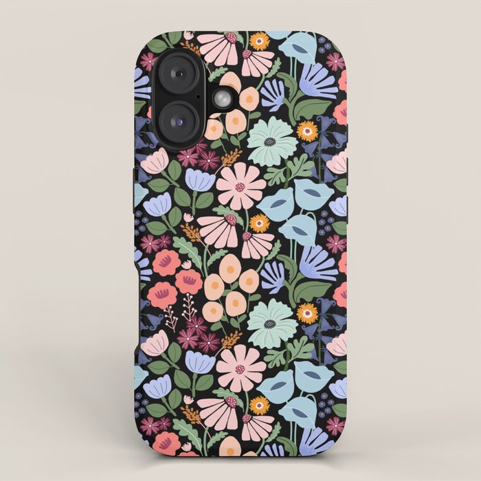 Meadow muse - night iPhone Case Gallery Image 1