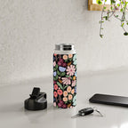 Meadow muse - night Water Bottle Gallery Image 4