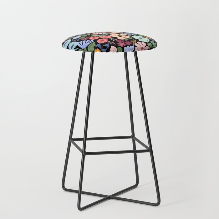 Meadow muse - night Stool Gallery Image 1
