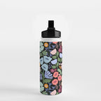 Meadow muse - night Water Bottle Gallery Image 2