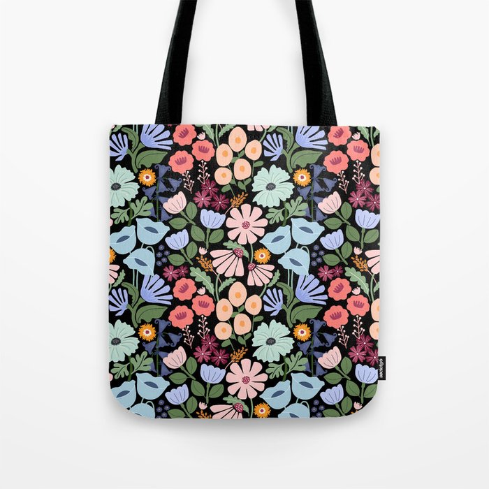 Meadow muse - night Tote Bag Gallery Image 1